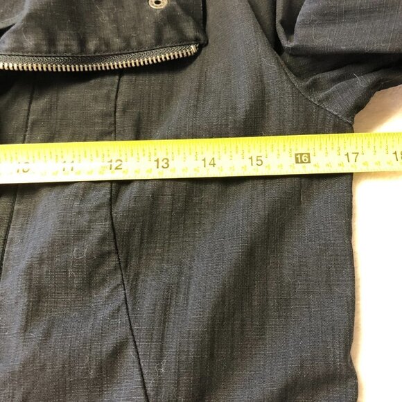 Mia Melon Black Lightweight Cotton Jacket Size Small - Picture 11 of 15